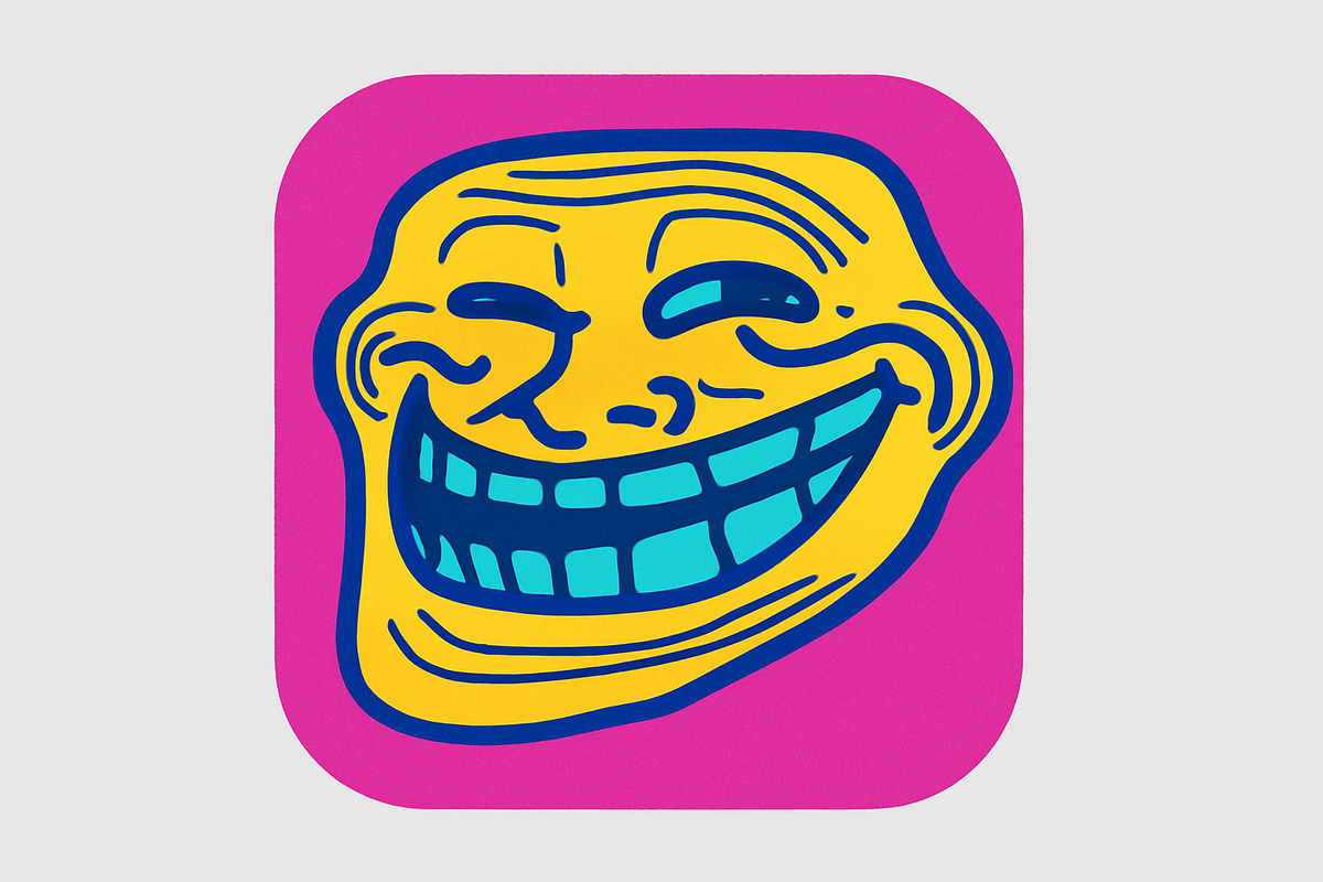 Colored meme icon